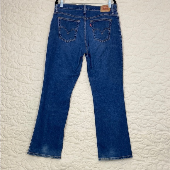 Levi's Relaxed Bootcut Blue Jeans Size 14M - Picture 3 of 11